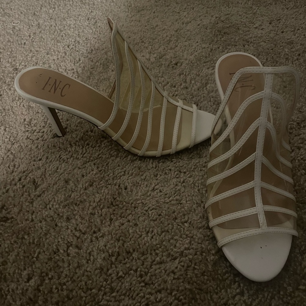 White inc heels